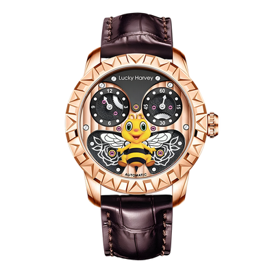 Lucky Harvey ZLS103 - Men - rose gold, black background