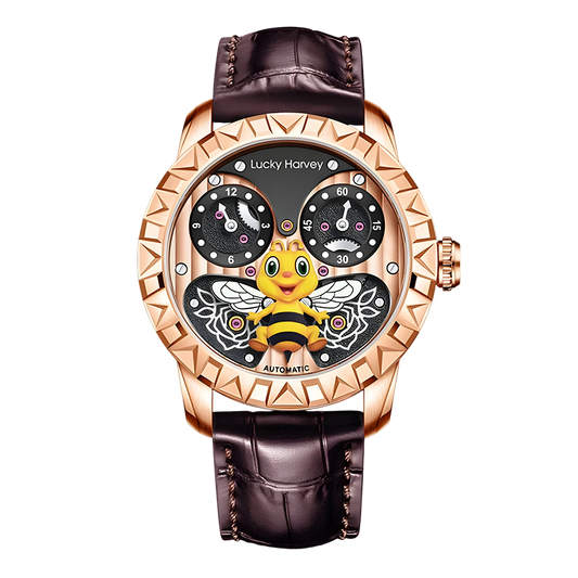 Lucky Harvey ZLS103 - Men - rose gold, black background
