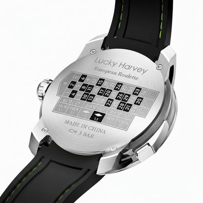 Lucky Harvey ZLS303 - Aut - watch back, roulette table