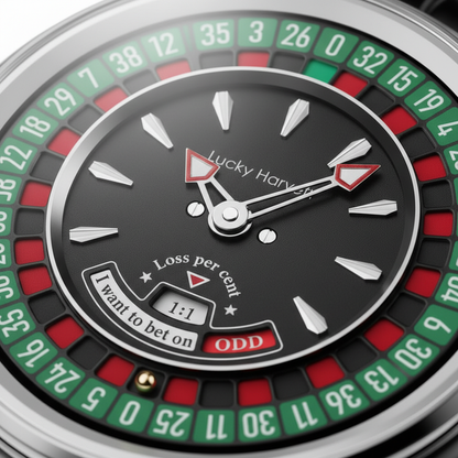 Lucky Harvey ZLS303 - Aut - close-up, roulette dial