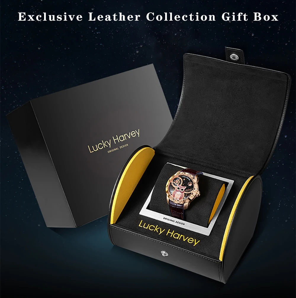 Lucky Harvey Automatic  Mechanical Watch for men breitvacher