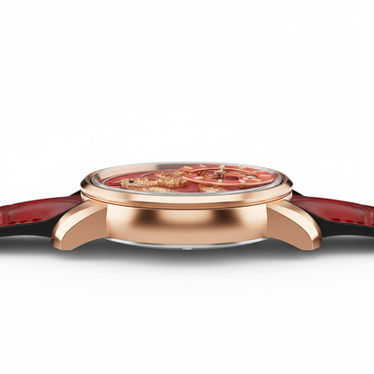 Lucky Harvey ZLS501 - Aut - side view, red strap