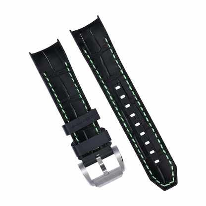 Lucky Harvey ZLS303 - Aut - black strap, green stitch