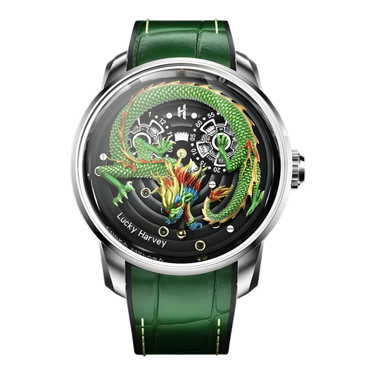 Lucky Harvey ZLS202 - Aut - front, green dragon