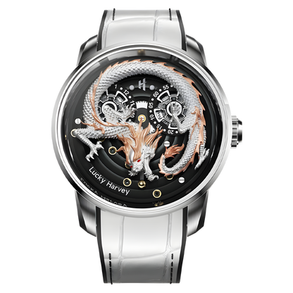 Lucky Harvey ZLS202 - Aut - front, silver dragon