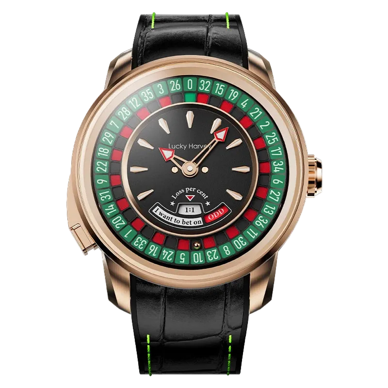 Lucky Harvey Roulette Game - Automatic Mechanical Watch for Men