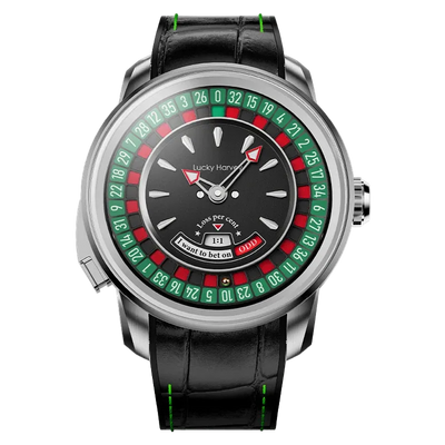 Lucky Harvey ZLS303 - Aut - silver case, roulette dial
