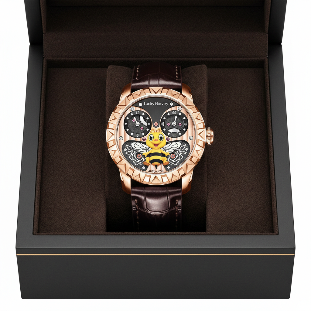 Lucky Harvey ZLS103 - Men - rose gold, in box