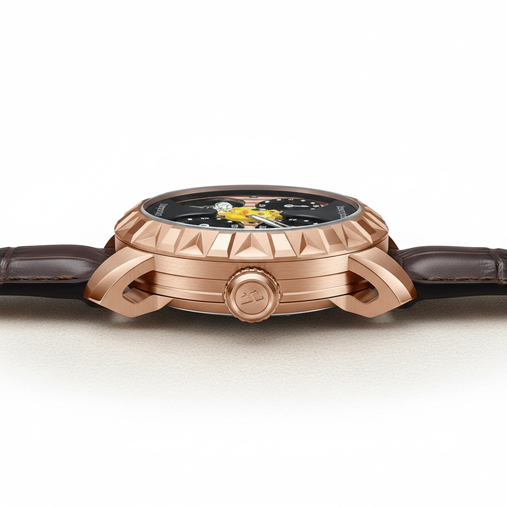 Lucky Harvey ZLS103 - Men - rose gold, side view