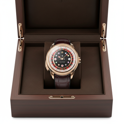 Lucky Harvey Poker Roulet - in wooden box