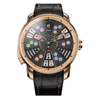 Lucky Harvey San Gong - A - gold, poker dial