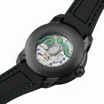 Lucky Harvey 3D Snake - A - watch back, visible movement, snake