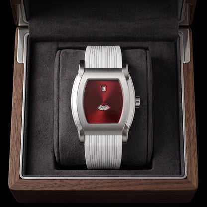 Specht & Söhne SP00031 - Retro Square Watch with Jump Hour Movement breitvacher