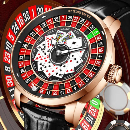 PINDU P6626 Roulette Mechanical Watch – The Casino-Inspired Automatic Timepiece