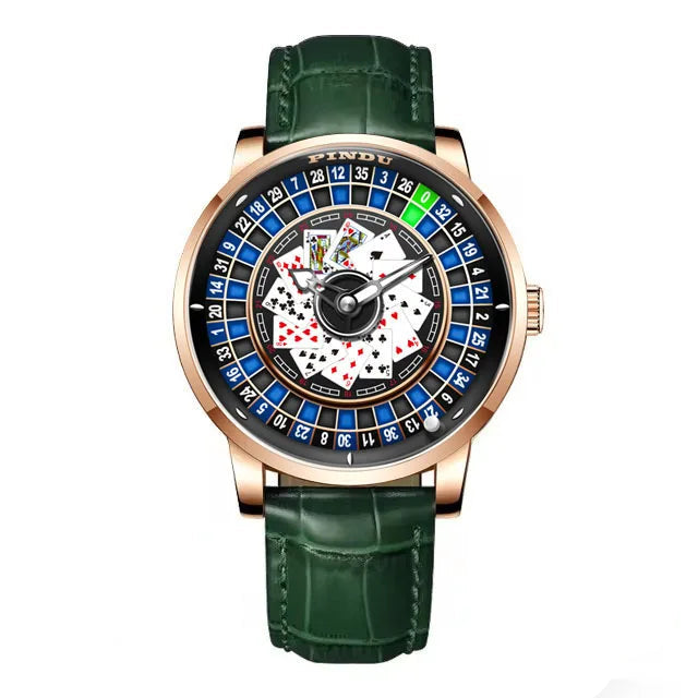 PINDU P6626 Roulette Mechanical Watch – The Casino-Inspired Automatic Timepiece