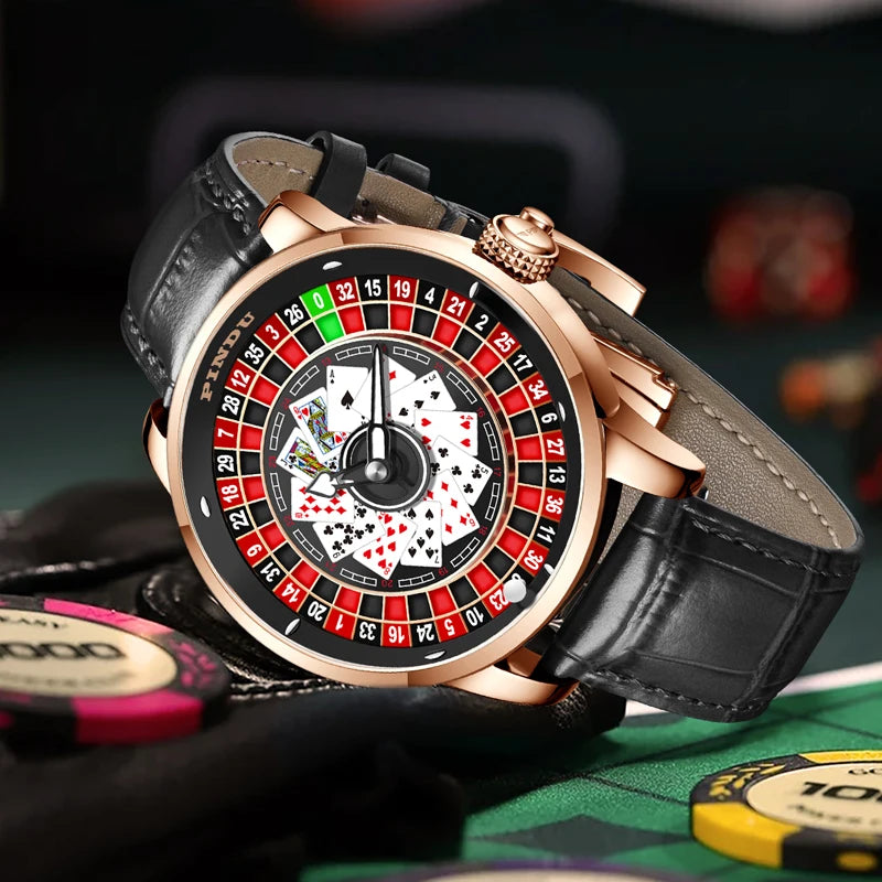 PINDU P6626 Roulette Mechanical Watch – The Casino-Inspired Automatic Timepiece