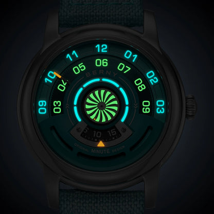 Breitvacher AM160L - luminous dial in dark