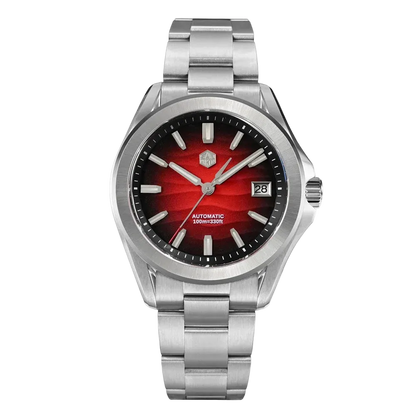 San Martin SN0129 GC - Au - red gradient dial, full watch