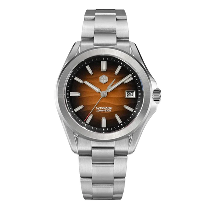 San Martin SN0129 GC - Au - brown gradient dial, full watch