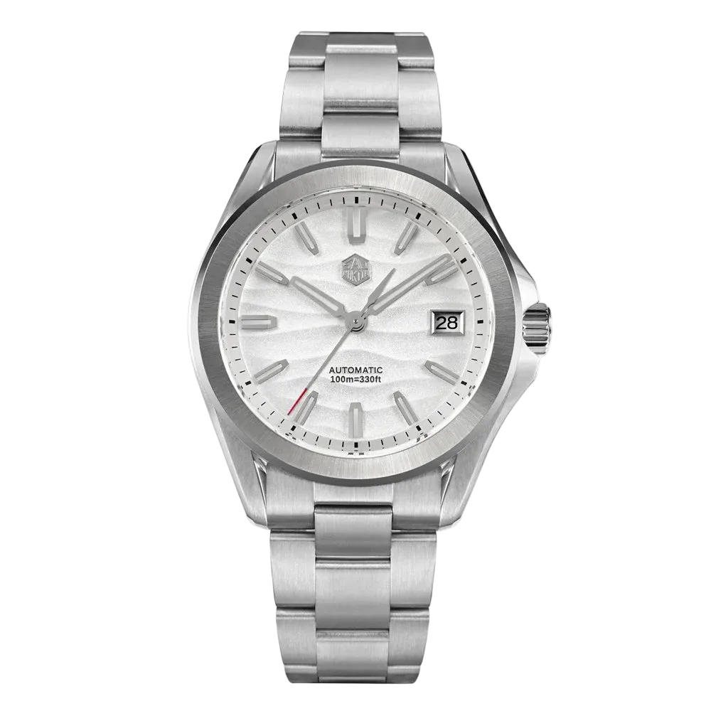 San Martin SN0129C - Sport Automatic Watch with Deset Textured Dial - Light Edition