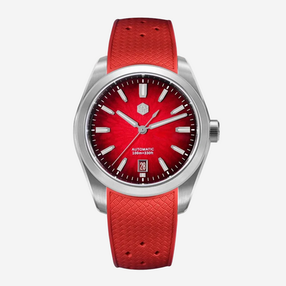 San Martin SN0144 Horizon – Automatic Mechanical Watch with Alarm & Enamel Dial breitvacher