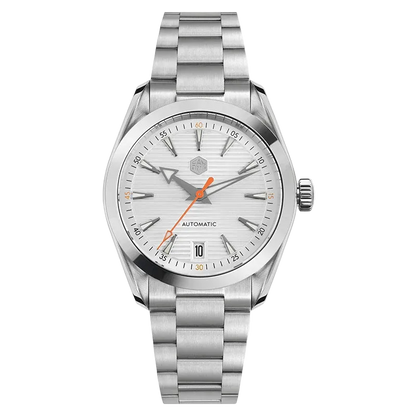 San Martin SN0113W - Men' - white dial front