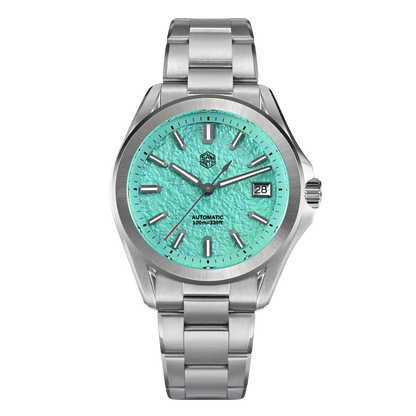 San Martin SN0129C - Spor - mint green dial watch