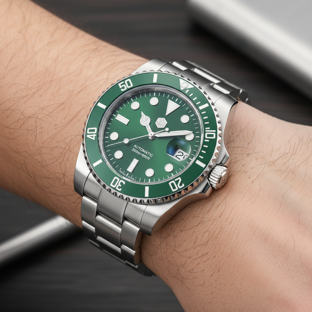 San Martin SN0017B - Water Ghost Automatic Dive Watch for Men breitvacher
