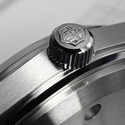 San Martin SN0023 – Men’s Automatic Watch – Butterfly Clasp – Open Bracelet View – Solid Link Construction