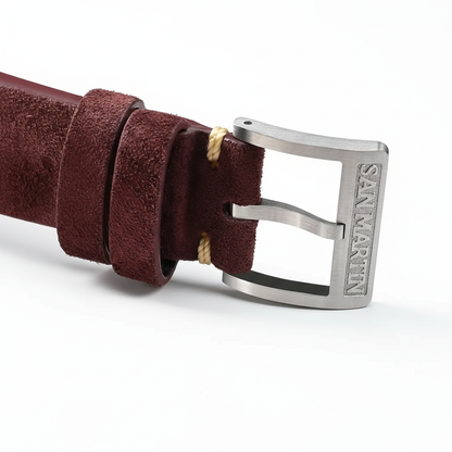 San Martin SN0033-G2 - He - buckle branding burgundy strap