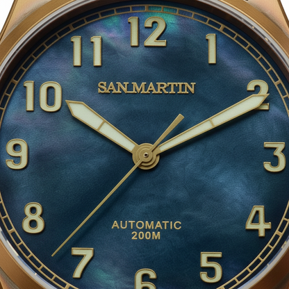 San Martin SN0043-Q - Bronze Automatic Watch for Men breitvacher