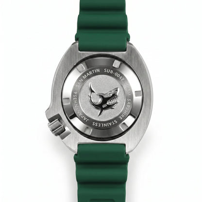 San Martin SN0047BG - Automatic Dive Watch - Case Back View