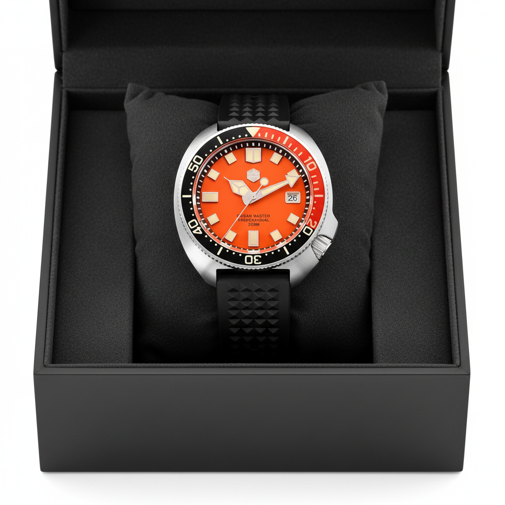 San Martin SN0047G-L - Military Turtle Automatic Watch breitvacher