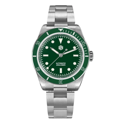 San Martin SN004 - Vintag - green dial stainless