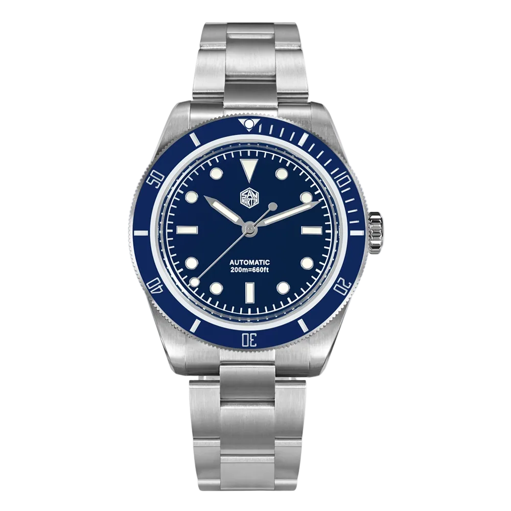 San Martin SN004 - Vintag - blue dial automatic