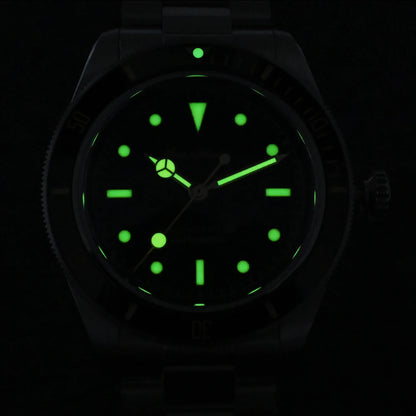 San Martin SN004 Luminous Display – Green C3 Glow in the Dark Dial and Hands