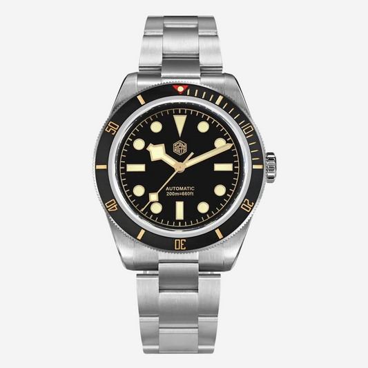San Martin SN004 – Men’s Automatic Dive Watch with Ceramic Bezel & Sapphire Crystal breitvacher