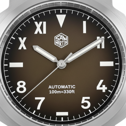San Martin SN0065 G - Vin - close-up brown dial