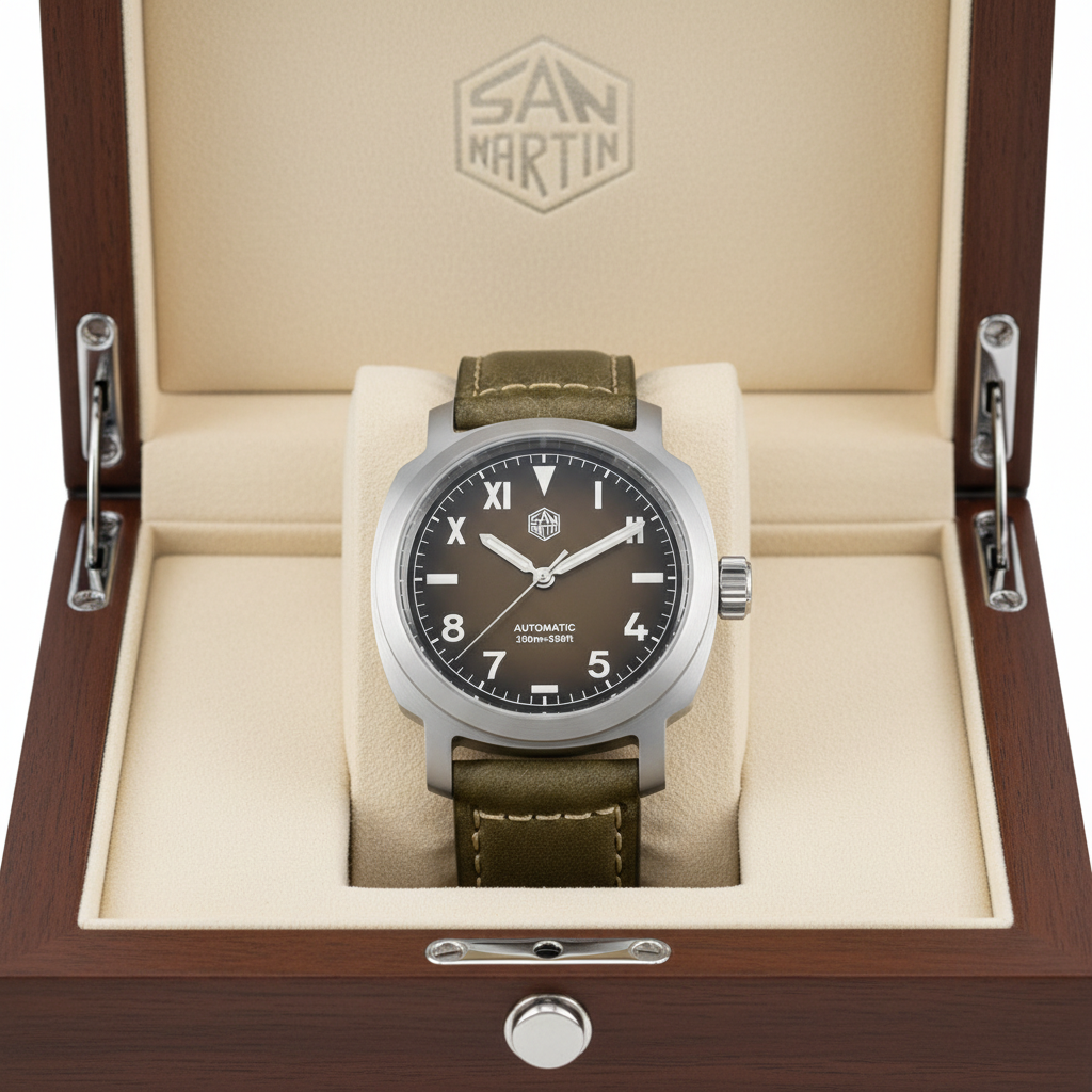 San Martin SN0065 G - Vin - stainless steel watch