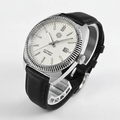 San Martin SN0069 - Autom - white dial, stand