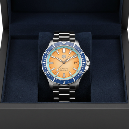 San Martin SN0118-GB - Automatic Watch Crimson Tide Dive breitvacher