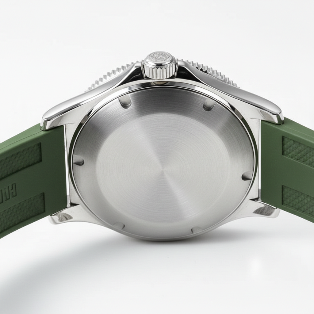 San Martin SN0119 - Automatic GMT Dive Watch Luminous 200m Rubber Strap Edition breitvacher