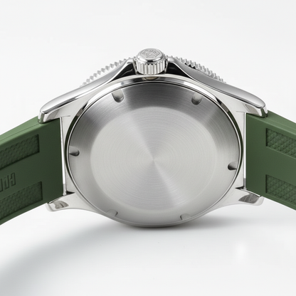San Martin SN0119 - Automatic GMT Dive Watch Luminous 200m Rubber Strap Edition breitvacher