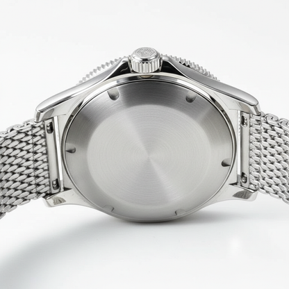 San Martin SN0119 - Automatic GMT Dive Watch Luminous 200m Stainless Steel Strap Edition breitvacher