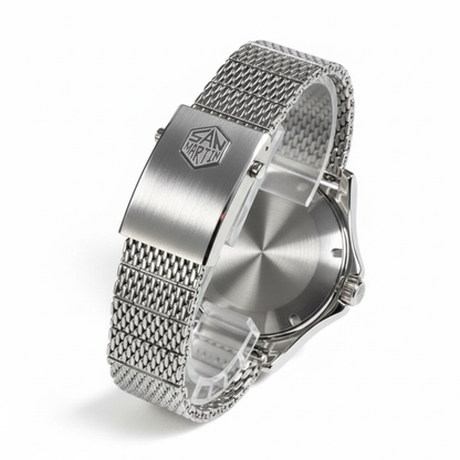 San Martin SN0119 - Automatic GMT Dive Watch Luminous 200m Stainless Steel Strap Edition breitvacher