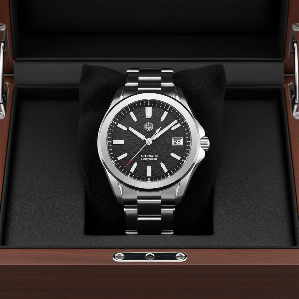 San Martin SN0129C - Spor - steel sports watch