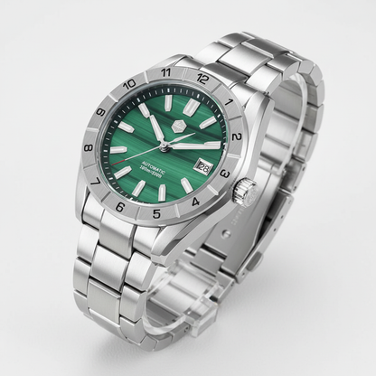 San Martin SN0130 - Autom - malachite dial angled