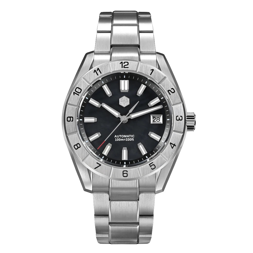 Luxury automatic sapphire watch collection by San Martin with gemstone dials