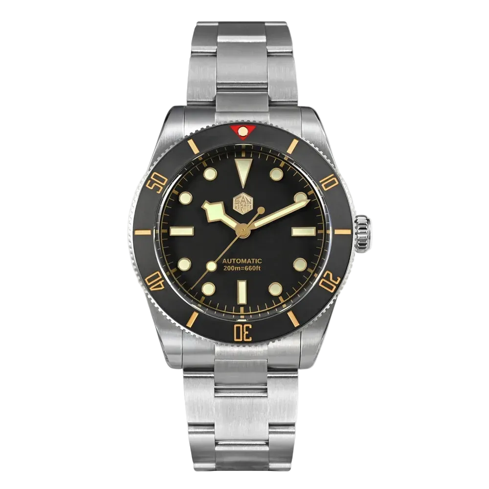 San Martin SN0138 - Vinta - black dial, gold