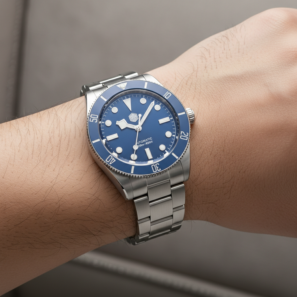 San Martin SN0138 - Vintage Diver Automatic Watch for Men breitvacher